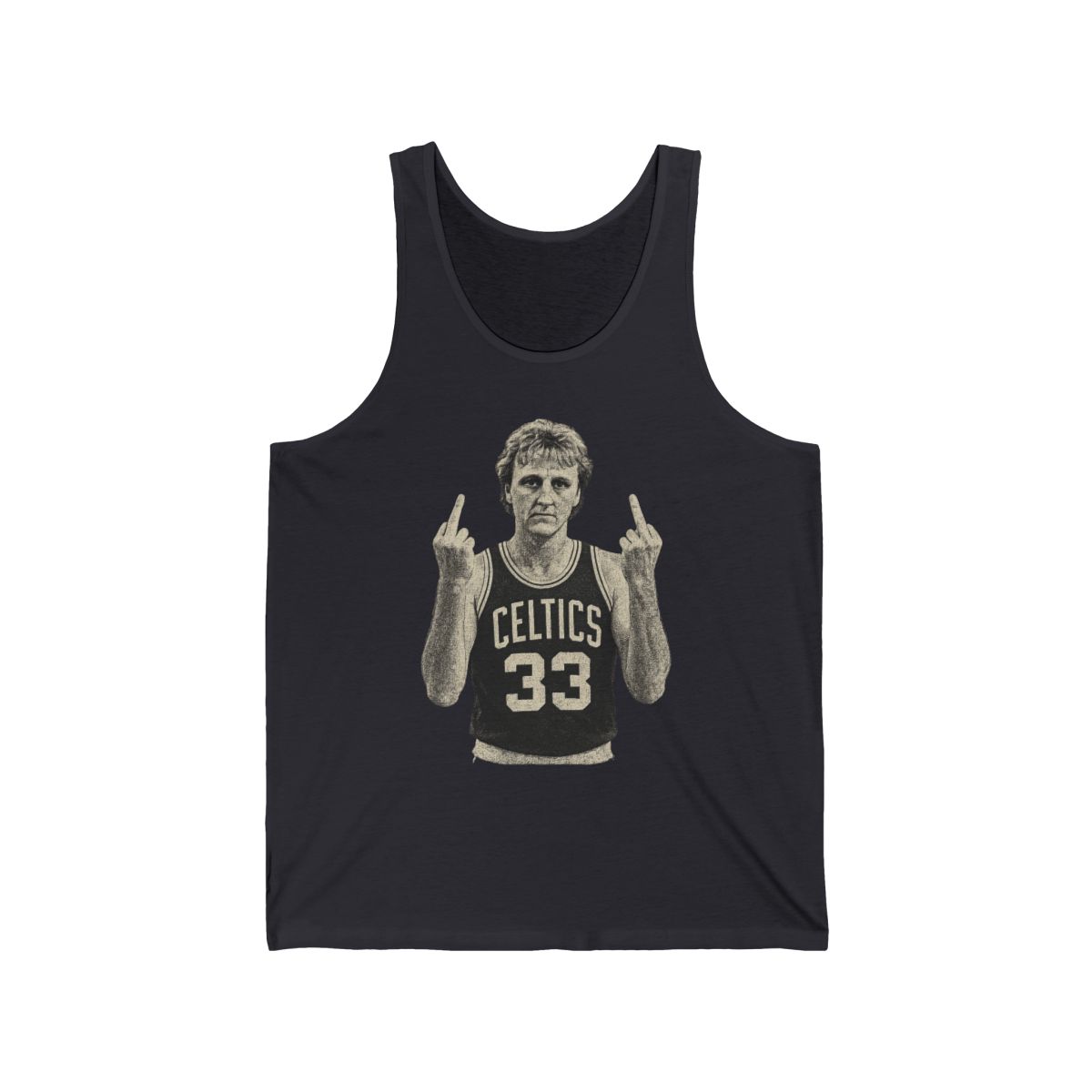 larry bird MIDDLE FINGER Retro 90s Tank Top - Official tank-tops merchandise