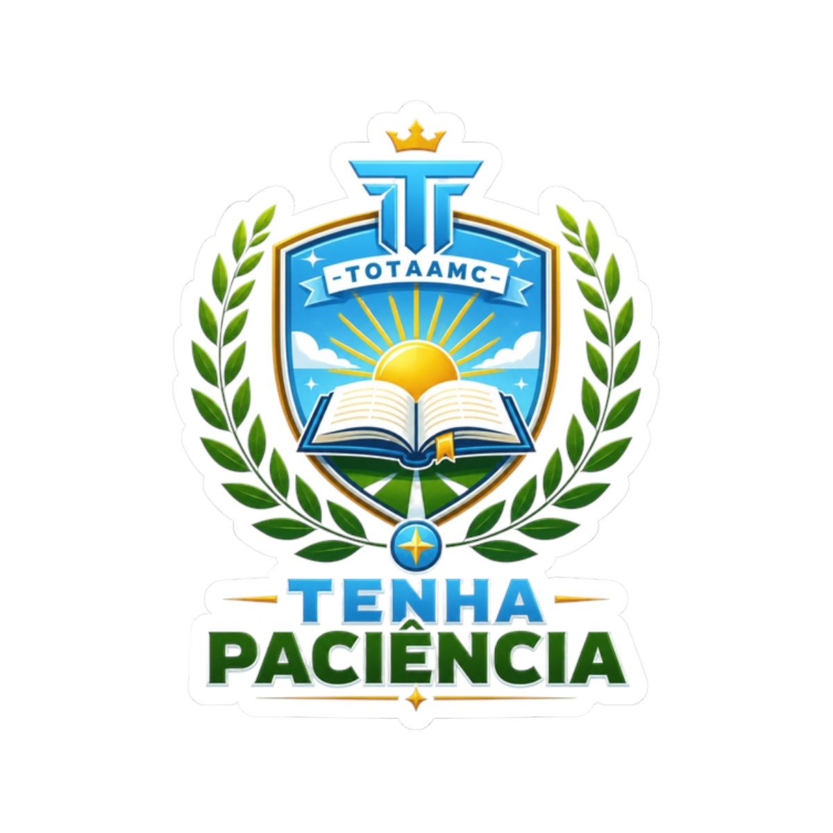 Totaamc "Tenha Paciência" Sticker - Official stickers merchandise