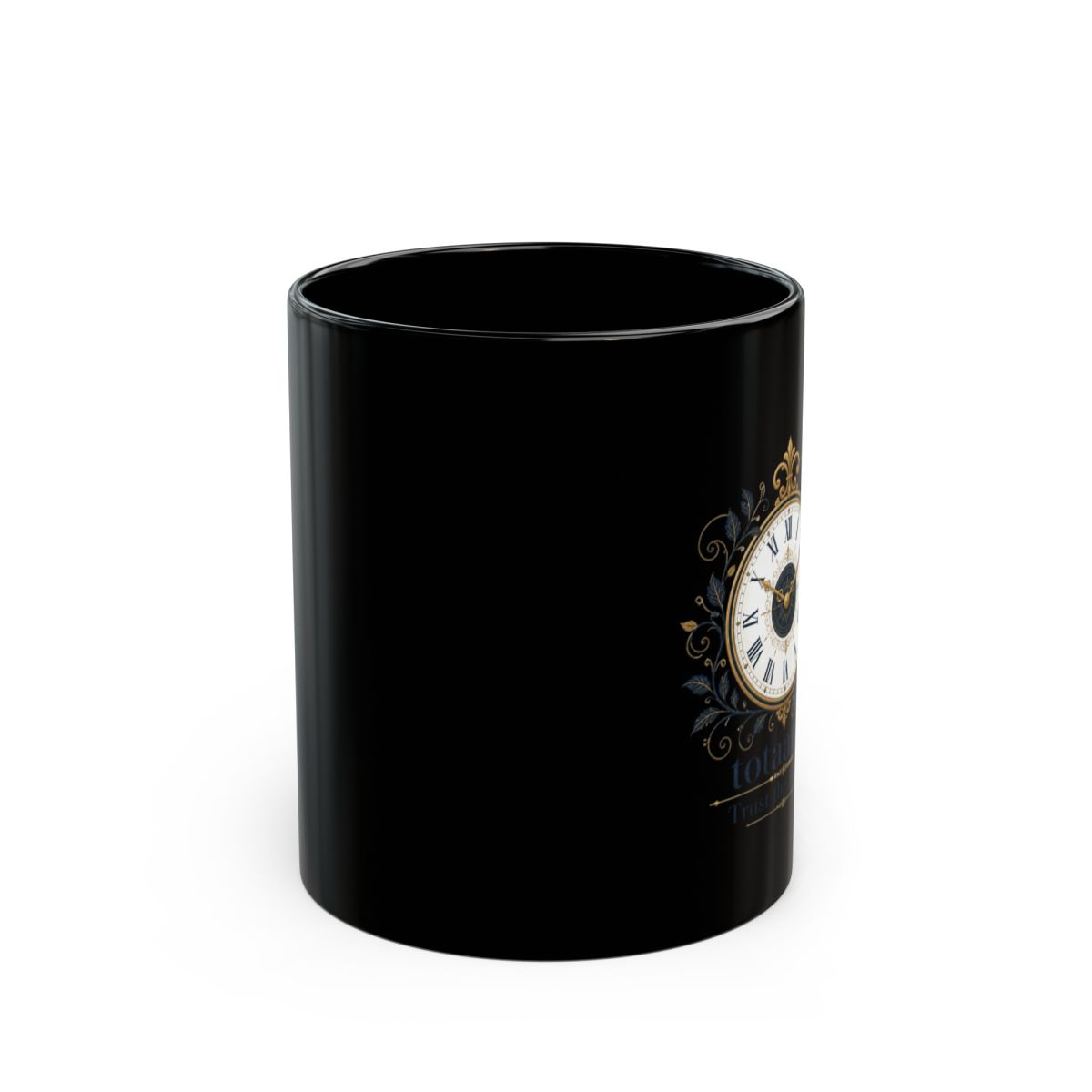 Totaamc "totaamc: Trust the Timing" Black Mug - Official mugs merchandise