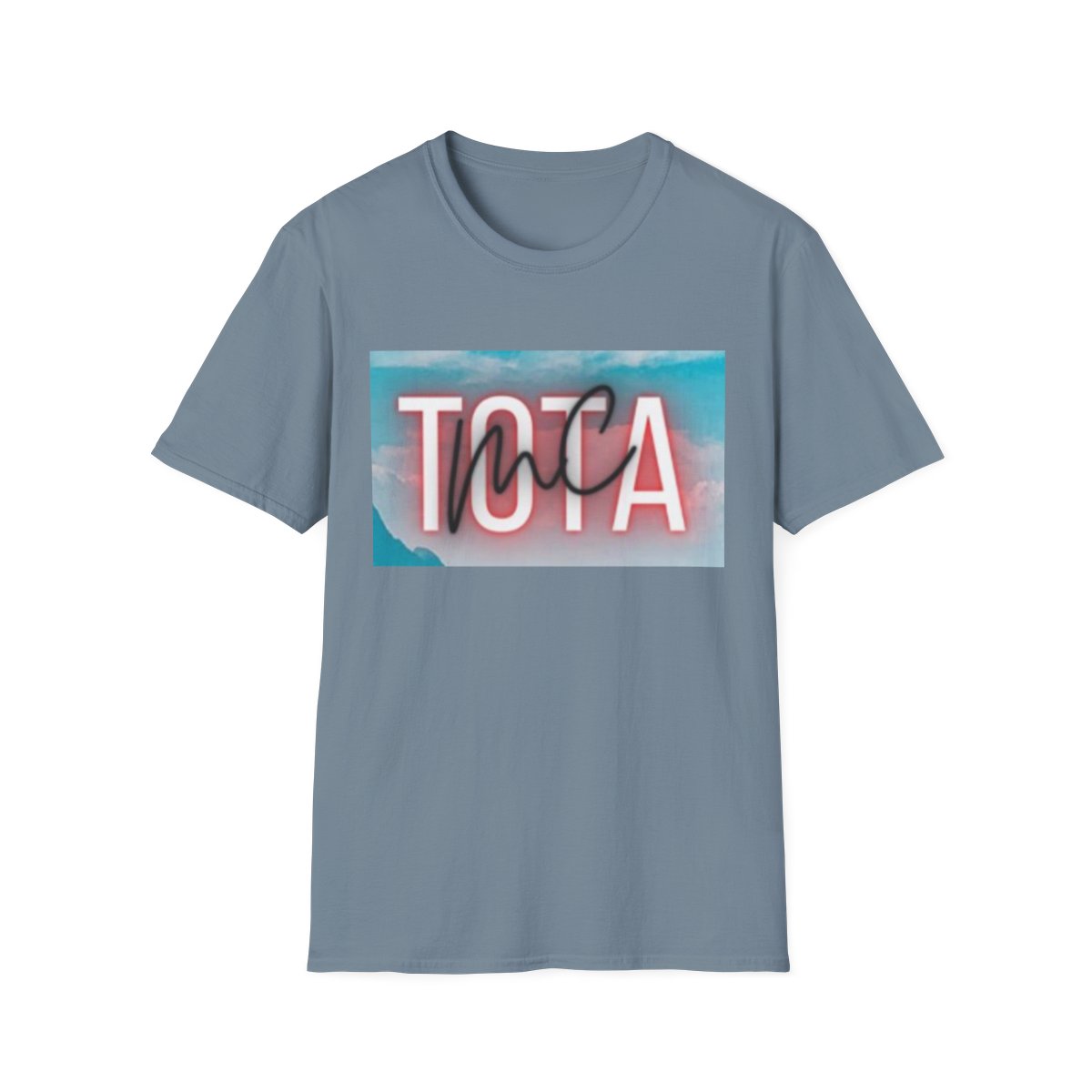TOCA logo T-Shirt | colorful gradient script overlay | Tota Mc - alternate angle 5, merchandise